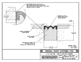 DSM System Deck-to-Deck Blockout with Emcrete 2 1/4 inch