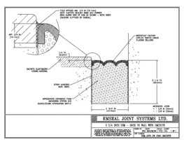 DSM System Deck-to-Wall Blockout with Emcrete 2 3/4 inch