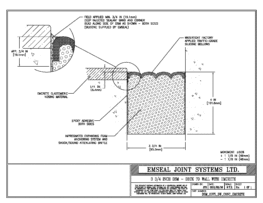 DSM System Deck-to-Wall Blockout with Emcrete 3 3/4 inch