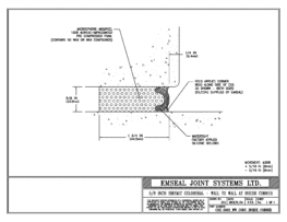 SEISMIC COLORSEAL Wall-to-Wall Concrete Inside Corner 5/8 inch