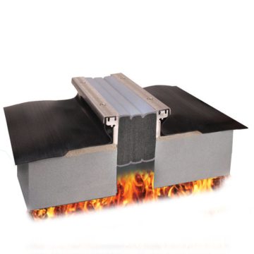 Fire rated plaza deck expansion joint Emshield DFR-FP from EMSEAL