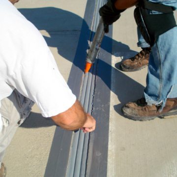 EMSEAL DSM SYSTEM Installation into Concrete Expansion Joints Finished