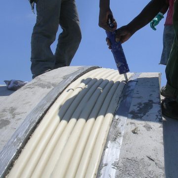 COH Horizontal Colorseal curved concrete Jamaica EMSEAL