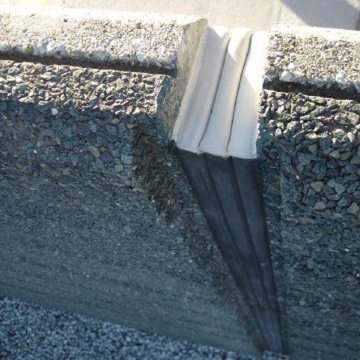 Parapet expansion joint Seismic Colorseal-DS Triple Sided EMSEAL