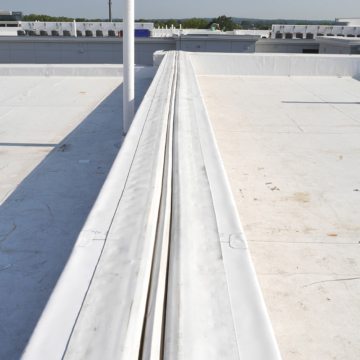 Fully welded into the TPO roof membrane RoofJoint ensures watertightness across the joint while preserving the reflective membrane design intent across the entire roof.