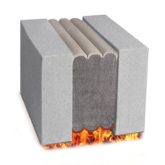 Pick resistant fire rated expansion joint Emshield SSF3 from EMSEAL