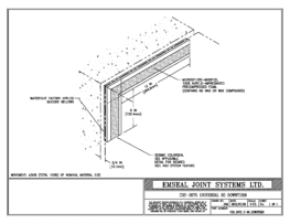 COS_0075_U-90_DOWNTURN Seismic Colorseal Expansion Joint Downturn Universal 90 0075