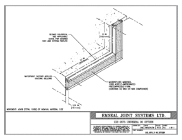 COS_0075_U-90_UPTURN Seismic Colorseal Expansion Joint Upturn Universal 90 0075