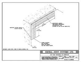 COS_0100_U-90_DOWNTURN Seismic Colorseal Wall Expansion Joint Universal 90 Downturn