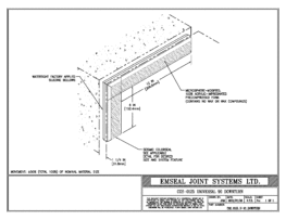 COS_0125_U-90_DOWNTURN Seismic Colorseal Wall Expansion Joint Universal 90 Downturn