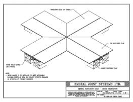 Expansion Joint Details: RoofJoint Deck-to-Deck Cross Transition Expansion Joint EMSEAL