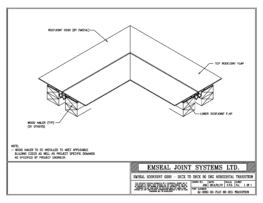 Expansion Joint Details: RoofJoint Deck-to-Deck Flat 90 Degree Transition Expansion Joint EMSEAL