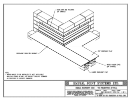Expansion Joint Details: RoofJoint Deck-to-Deck Tee Transition at Wall Expansion Joint EMSEAL