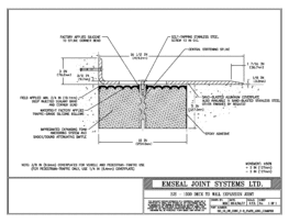 SJS_10_DW_CONC_3-8_PLATE_LONG_CHAMFER SJS-Seismic Joint System Deck-to-Wall Expansion Joint