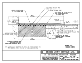 SJS_11_DW_CONC_3-8_PLATE_LONG_CHAMFER_EMCRETE SJS-Seismic Joint System Deck-to-Wall Expansion Joint
