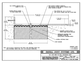 SJS_12_DW_CONC_3-8_PLATE_LONG_CHAMFER SJS-Seismic Joint System Deck-to-Wall Expansion Joint