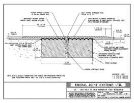 SJS_13_DD_CONC_3-8_PLATE_LONG_CHAMFER_EMCRETE SJS-Seismic Joint System Deck-to-Deck Expansion Joint