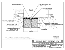 SJS_6_DW_CONC_1-4_PLATE_LONG_CHAMFER SJS-Seismic Joint System Deck-to-Wall Expansion Joint