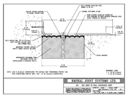 SJS_9_DW_CONC_3-8_PLATE_LONG_CHAMFER SJS-Seismic Joint System Deck-to-Wall Expansion Joint