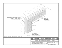 SSF2_U-90_DOWNTURN_TYPICAL EMSHIELD SecuritySeal SSF2 Expansion Joint Downturn Universal 90 Typical