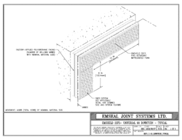 SSF3_U-90_DOWNTURN_TYPICAL Emshield SecuritySeal SSF3 Expansion Joint Downturn Universal 90 Typical