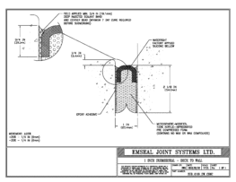 SUB_0100_DW_CONC Submerseal Deck-to-Wall Expansion Joint