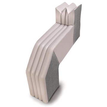 Cavity-Wall RoofJoint Closure provides a transition from the underside of RoofJoint to Seismic Colorseal to seal the wall to roof interface in cavity-wall wall construction. The silicone-coated side panels bridge the cavity.