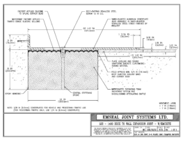 SJS_14_DW_CONC_3-8_PLATE_LONG_CHAMFER_EMCRETE SJS-Seismic Joint System Deck-to-Wall Expansion Joint