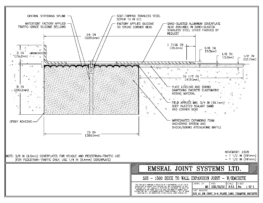 SJS_15_DW_CONC_3-8_PLATE_LONG_CHAMFER_EMCRETE SJS-Seismic Joint System Deck-to-Wall Expansion Joint