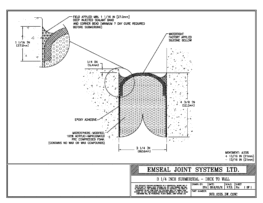 SUB_0325_DW_CONC Submerseal Deck-to-Wall Expansion Joint