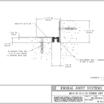 surface mounted expansion joint FN20