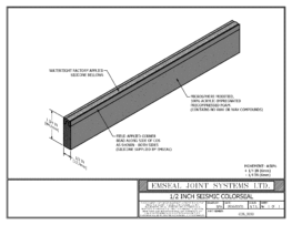 COS_0050 Seismic Colorseal Expansion Joint 3D dwf file