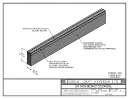 COS_0063 Seismic Colorseal Expansion Joint 3D dwf file