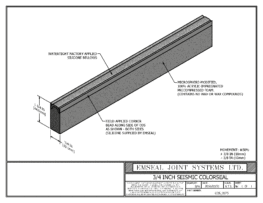 COS_0075 Seismic Colorseal Expansion Joint 3D dwf file