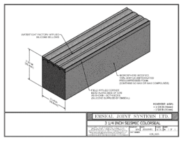 COS_0325 Seismic Colorseal Expansion Joint 3D dwf file