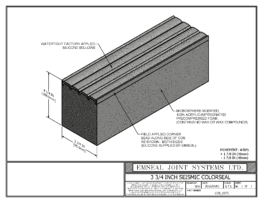 COS_0375 Seismic Colorseal Expansion Joint 3D dwf file