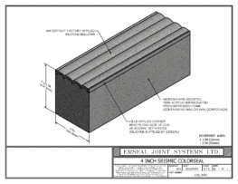 COS_0400 Seismic Colorseal Expansion Joint 3D dwf file