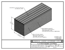 COS_0425 Seismic Colorseal Expansion Joint 3D dwf file