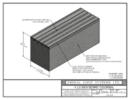 COS_0450 Seismic Colorseal Expansion Joint 3D dwf file