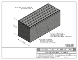 COS_0475 Seismic Colorseal Expansion Joint 3D dwf file