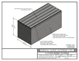 COS_0525 Seismic Colorseal Expansion Joint 3D dwf file