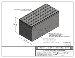 COS_0575 Seismic Colorseal Expansion Joint 3D dwf file