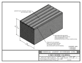 COS_0600 Seismic Colorseal Expansion Joint 3D dwf file