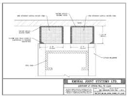 SHG_0150_WW_DBL__INSIDE_CORNER_GYP_GLASS QuietJoint Expansion Joint Wall to Wall Double Gypsum to Glass
