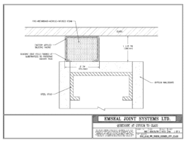 SHG_0150_WW_INSIDE_CORNER_GYP_GLASS QuietJoint Expansion Joint Wall to Wall Inside Corner Gypsum to Glass