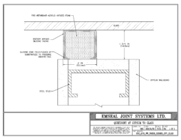SHG_0175_WW_INSIDE_CORNER_GYP_GLASS QuietJoint Expansion Joint Wall to Wall Inside Corner Gypsum to Glass