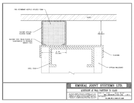 SHG_0200_WW_IC_FLASH_GYP_GLASS QuietJoint Expansion Joint Wall Partition Gypsum to Glass