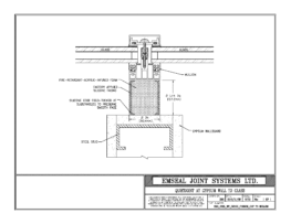 SHG_0225_WW_INSIDE_CORNER_GYP TO MULLION QuietJoint Expansion Wall to Wall Gypsum to Glass Mullion