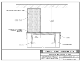 SHG_0375_WW_IC_FLASH_GYP_GLASS QuietJoint Expansion Joint Wall Partition Gypsum to Glass