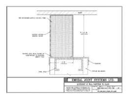 SHG_0550_WW_IC_FLASH_GYP_GLASS QuietJoint Expansion Joint Wall Partition Gypsum to Glass